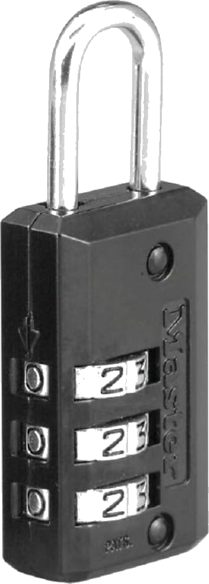 Cadeado Master Lock 646D Cadeado Pequeno com Combinação Programável, 2,06 cm