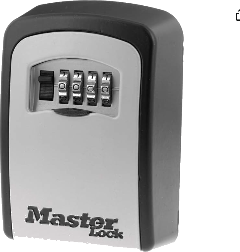 Cadeado Master Lock 5401EC Caixa de Chaves de Parede com Combinação, Tamanho Compacto